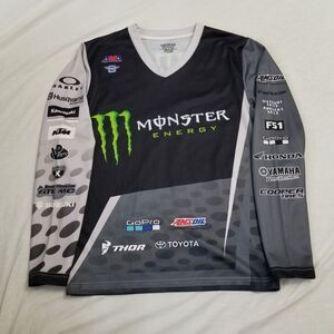 Monster Energy Supercross Jersey Shirt Mens Medium Racing FIM World Championship